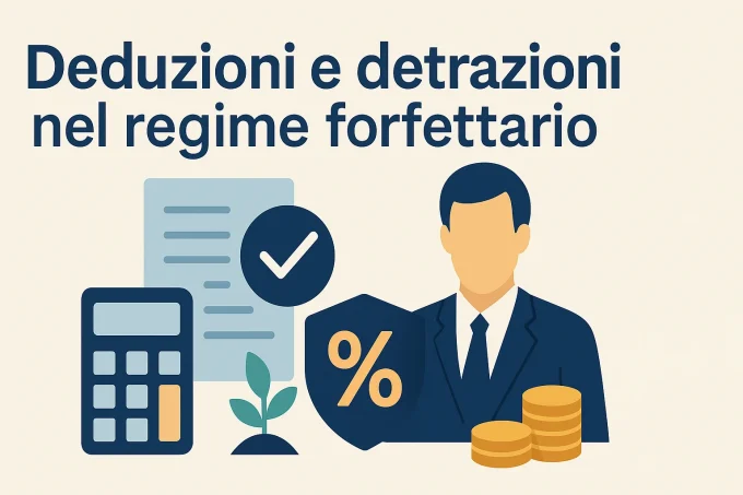 Deduzioni e detrazioni nel regime forfettario con icone fiscali