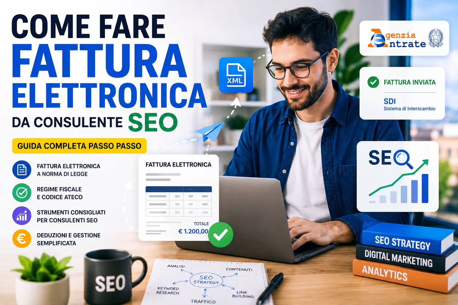 Come fare fattura elettronica consulente-seo